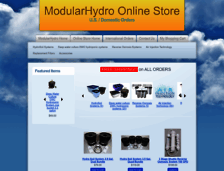 shop.modularhydro.com screenshot