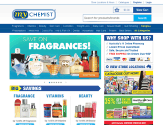 shop.mychemist.com.au screenshot