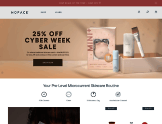 shop.mynuface.com screenshot