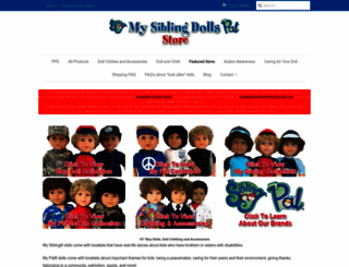 shop.mysiblingdolls.com screenshot