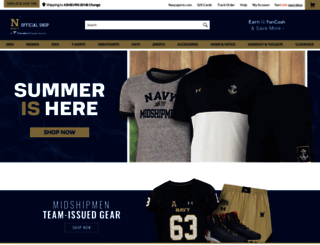 shop.navysports.com screenshot