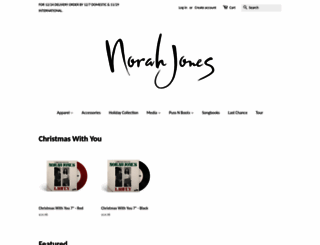 shop.norahjones.com screenshot