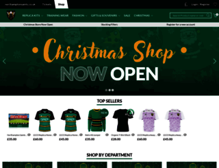 shop.northamptonsaints.co.uk screenshot