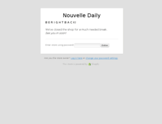 shop.nouvelledaily.com screenshot