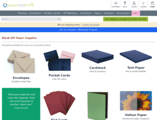 shop.paperandmore.com screenshot