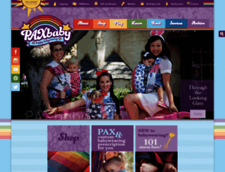 shop.paxbaby.com screenshot