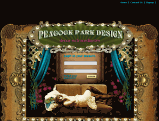 shop.peacockparkdesign.com screenshot