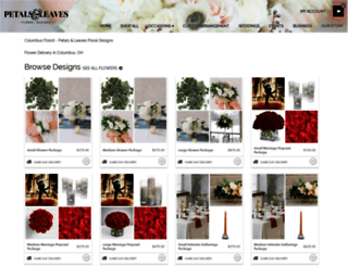 shop.petalsandleaves.net screenshot