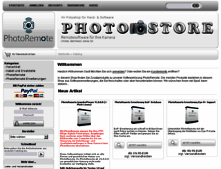 shop.photoremote.de screenshot