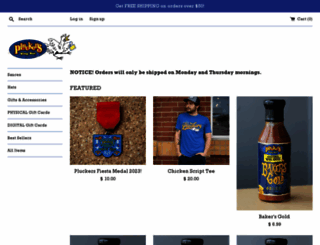 shop.pluckers.com screenshot