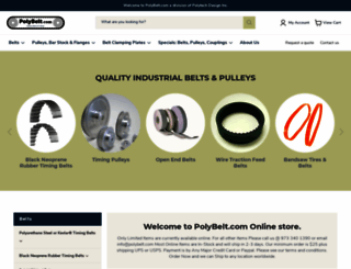 shop.polybelt.com screenshot