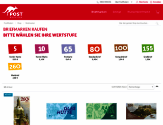 shop.post-modern.de screenshot
