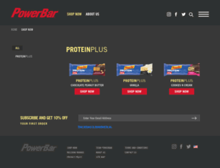 shop.powerbar.com screenshot