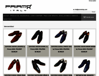 shop.priamoitaly.com screenshot