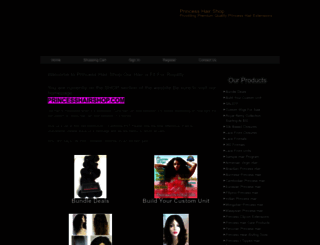 shop.princesshairshop.com screenshot