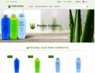 shop.proaloecosmetics.com screenshot