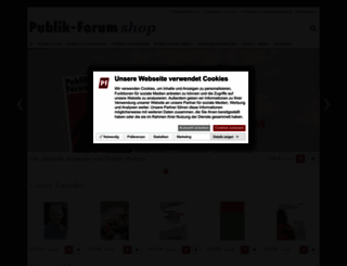shop.publik-forum.de screenshot