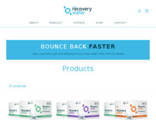 shop.recoverywater.com screenshot
