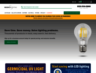 shop.regencylighting.com screenshot