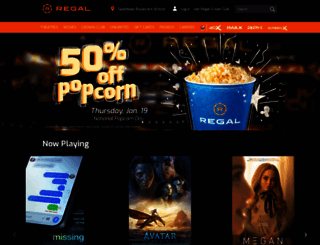 shop.regmovies.com screenshot