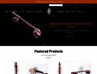 shop.rikhiram.com screenshot