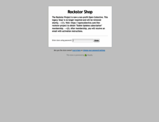 shop.rockstor.com screenshot