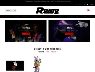 shop.ronjo.com screenshot