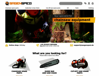 shop.saegenspezi.de screenshot
