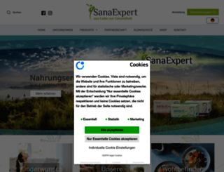 shop.sanaexpert.de screenshot