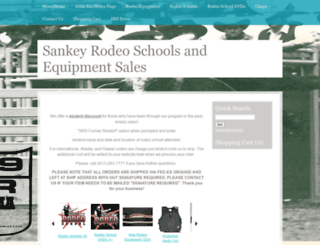 shop.sankeyrodeo.com screenshot
