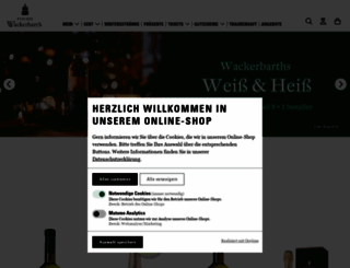 shop.schloss-wackerbarth.de screenshot