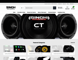 shop.singhelectronics.ca screenshot