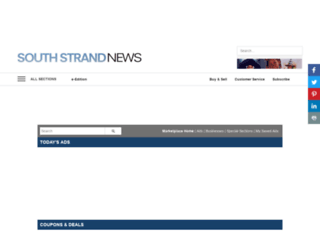 shop.southstrandnews.com screenshot