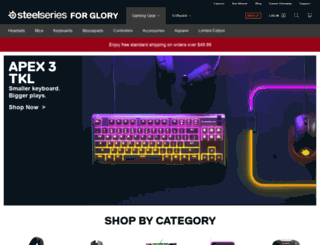 shop.steelseries.com screenshot