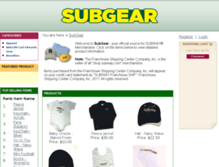 shop.subway.com screenshot