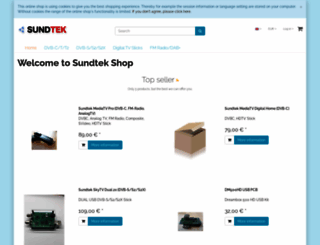 shop.sundtek.com screenshot