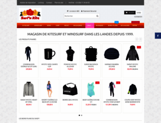 shop.surfnkite.fr screenshot