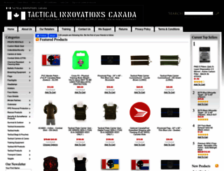 shop.tacticalinnovations.ca screenshot
