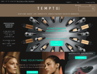 shop.temptupro.com screenshot