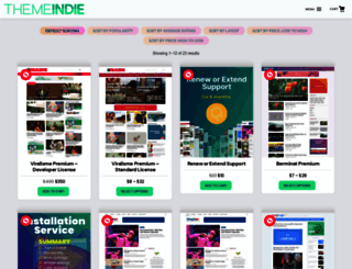 shop.themeindie.com screenshot