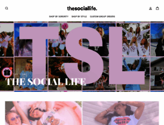shop.thesociallife.com screenshot