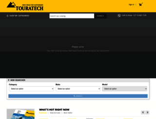 shop.touratech.co.za screenshot