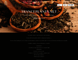 shop.tranceplants.net screenshot