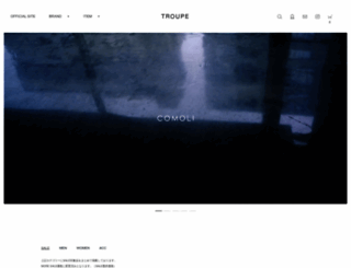 shop.troupe-web.com screenshot