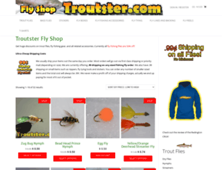 shop.troutster.com screenshot