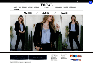 shop.vocalapparel.com screenshot