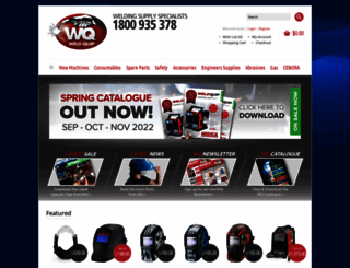 shop.weldquip.net.au screenshot
