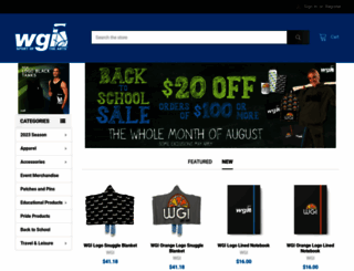 shop.wgi.org screenshot