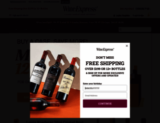 shop.wineexpress.com screenshot