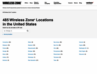 shop.wirelesszone.com screenshot
